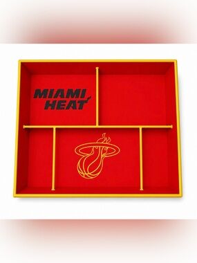 Miami Heat NBA Pocket Dump Tray - For Keys, Wallet, Money, Etc